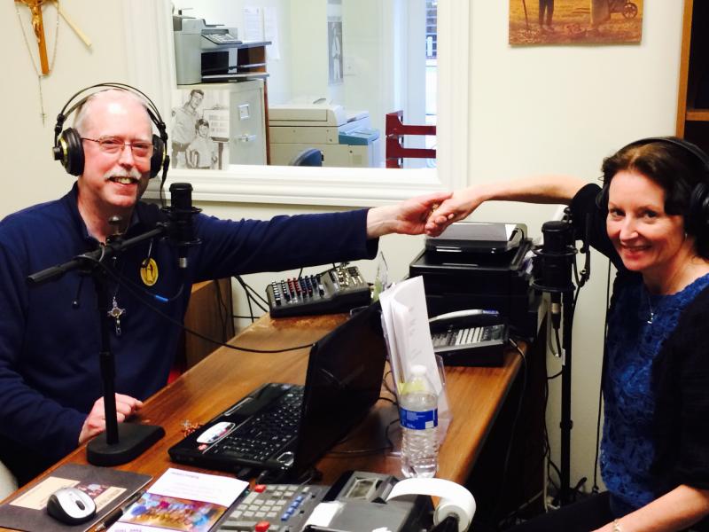 James & Kathleen Littleton in  Forming Faithful Families﻿ radio﻿ studio﻿ 